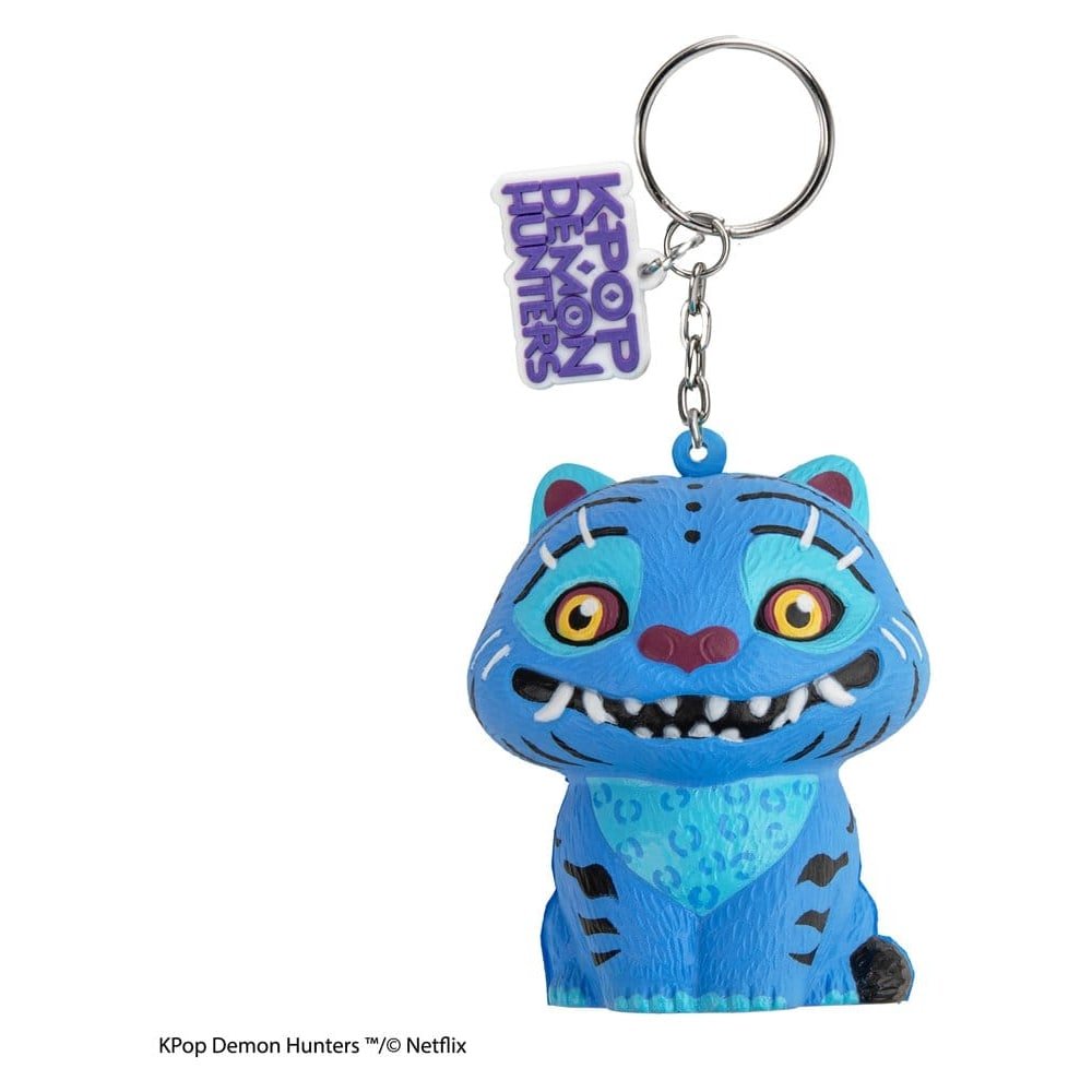 KPop Demon Hunters porte-clés squishy Derpy Tiger