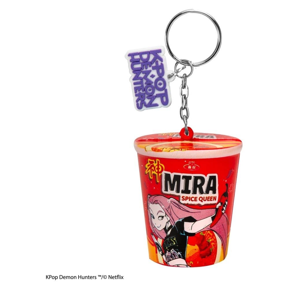 KPop Demon Hunters porte-clés squishy Mira Spice Queen Noodles