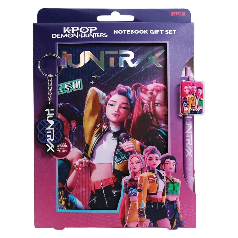 KPop Demon Hunters set cadeau bloc-notes Huntr/x