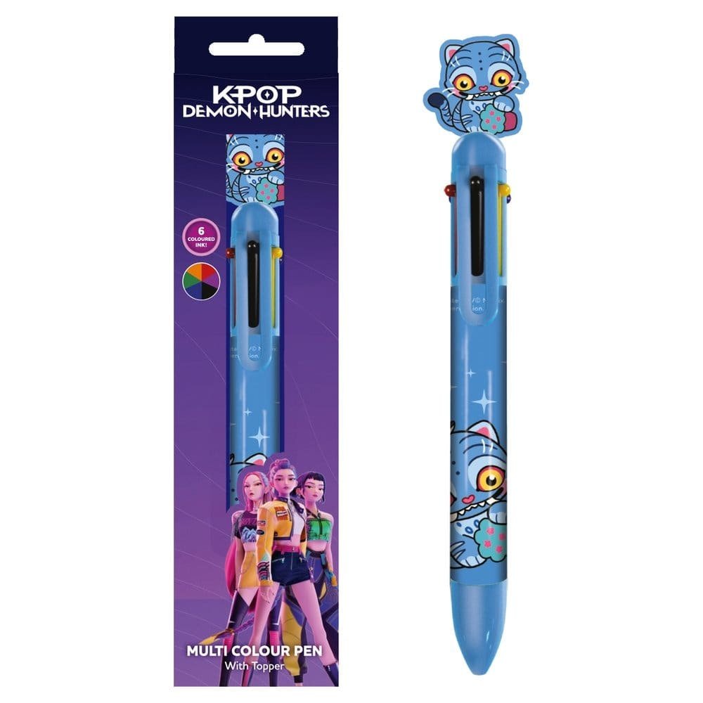 KPop Demon Hunters stylo 6 couleurs Derpy Tiger