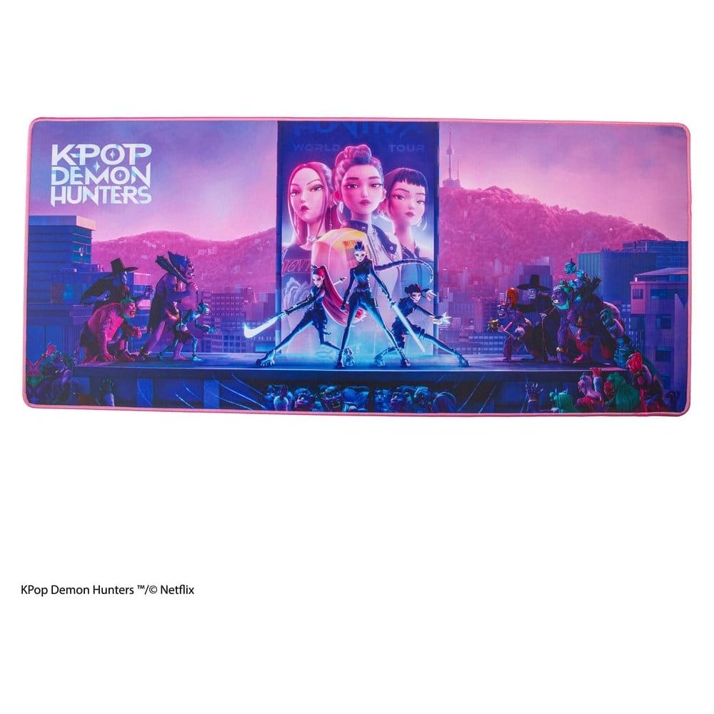 KPop Demon Hunters tapis de bureau Takedown XL