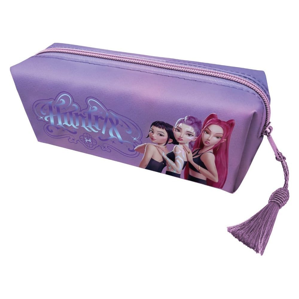 KPop Demon Hunters trousse avec pompon Huntrix