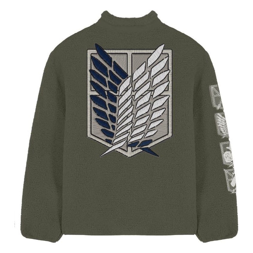 L'Attaque des Titans Veste Sherpa Logo (XL)