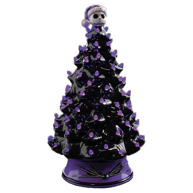 L'Étrange Noël de monsieur Jack Sapin de Noël en céramique avec lumières Jack Sk - type-decoration