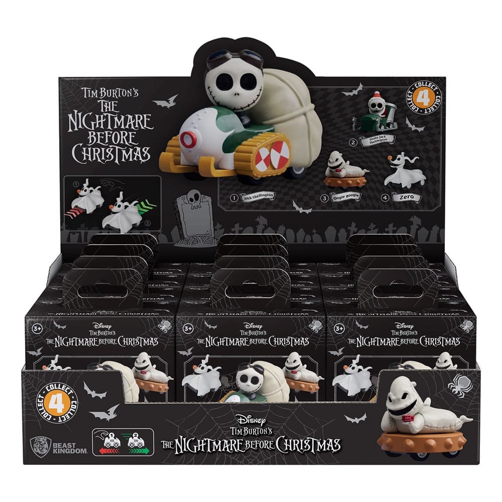 L´etrange Noël de Mr. Jack assortiment véhicules à friction avec figurine Zoom H - L´etrange Noël de Mr. Jack
