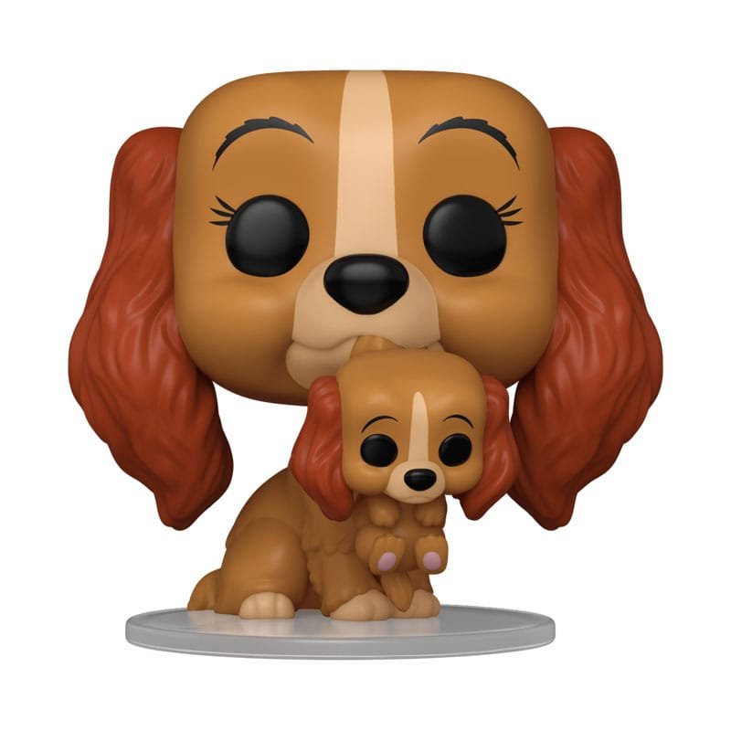 La Belle et le Clochard POP! Disney Vinyl figurine Lady w/puppy 9 cm - La Belle et le Clochard