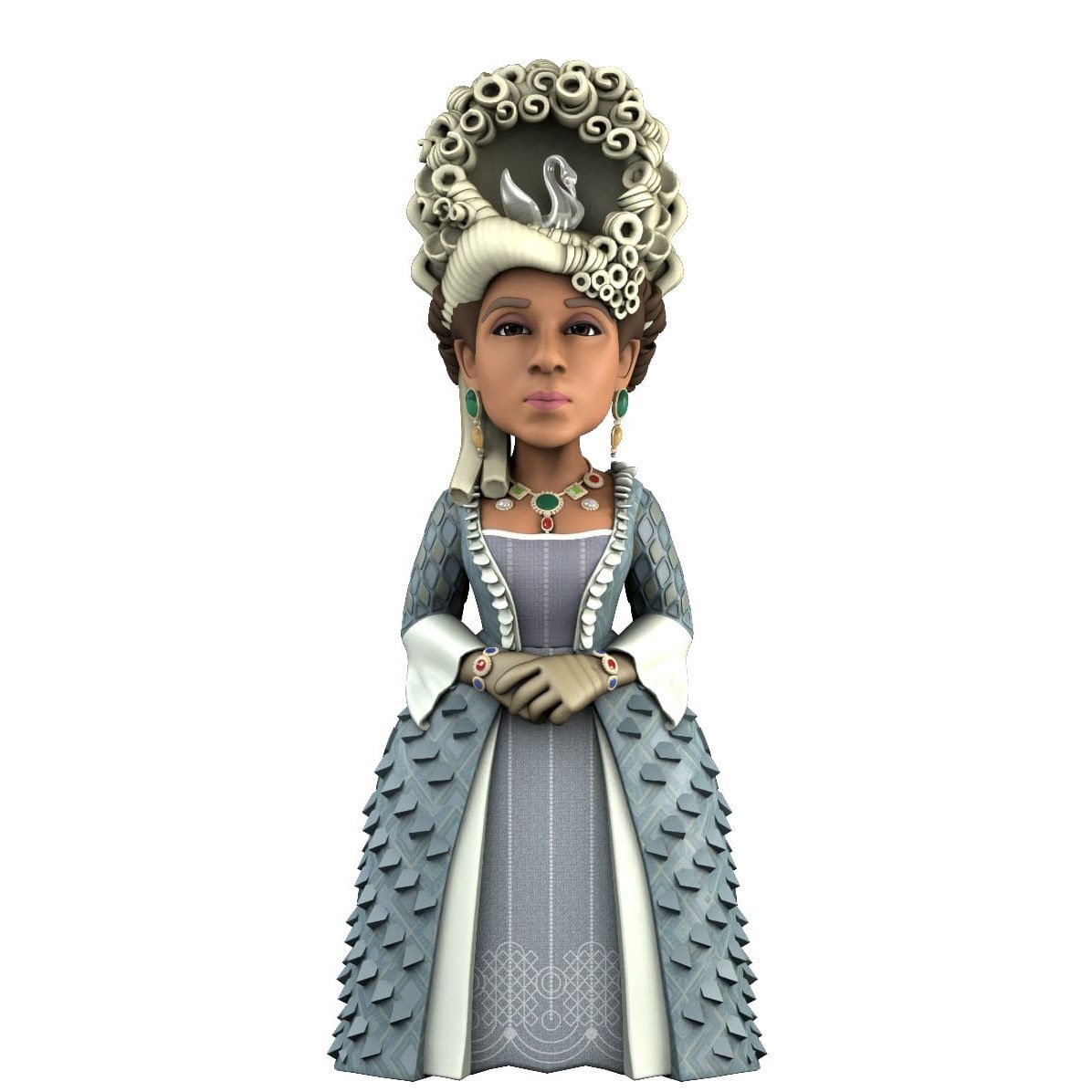 La Chronique des Bridgerton figurine Minix la reine Charlotte 12 cm