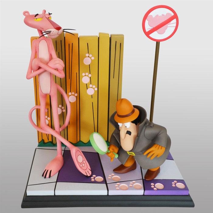 La Panthère rose (film, 1963) statuette Pink Panther & The Inspector 41 cm - la-panthere-rose - Goodies
