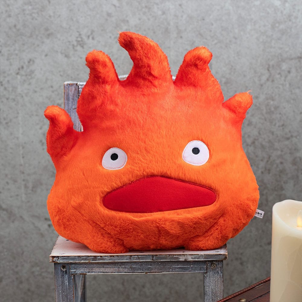 Le Château ambulant Figurine en peluche Calcifer 31 cm