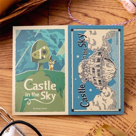 Le Château dans le ciel autocollants Robot & Castle Laputa Retro - Le Château dans le ciel