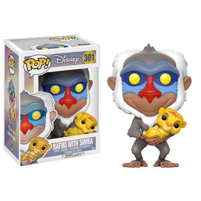 Le Roi lion POP! Disney Vinyl figurine Rafiki & Simba 9 cm - le-roi-lion - Goodies