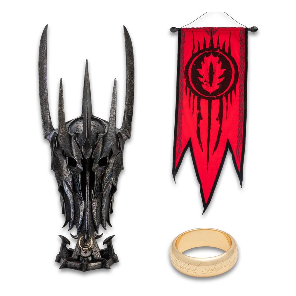 Le Seigneur des Anneaux réplique Museum Collection 1/1 casque de guerre Sauron 7 - cat-cosplay-deguisements