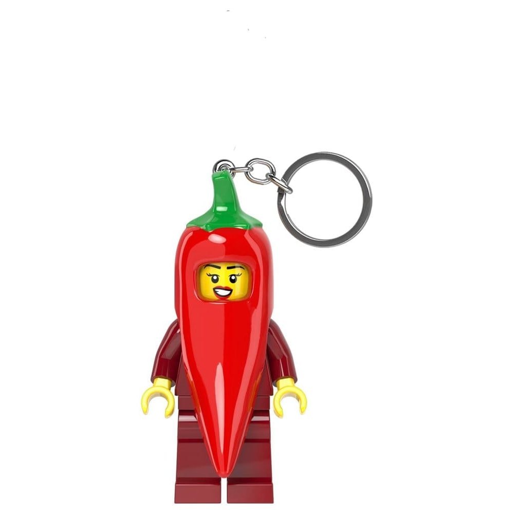 Lego figurine mini porte-clés lumineux Costume de Piment