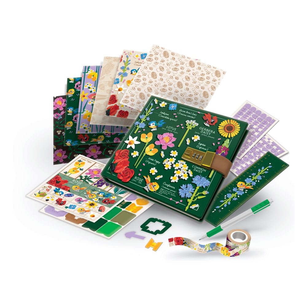 LEGO set de journal intime avec cadenas Botanicals - cat-papeterie-librairie