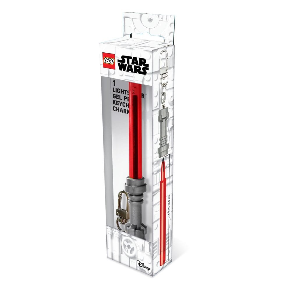 LEGO Star Wars stylo à bille à encre gel avec porte-clés lego Rouge - LEGO Star Wars