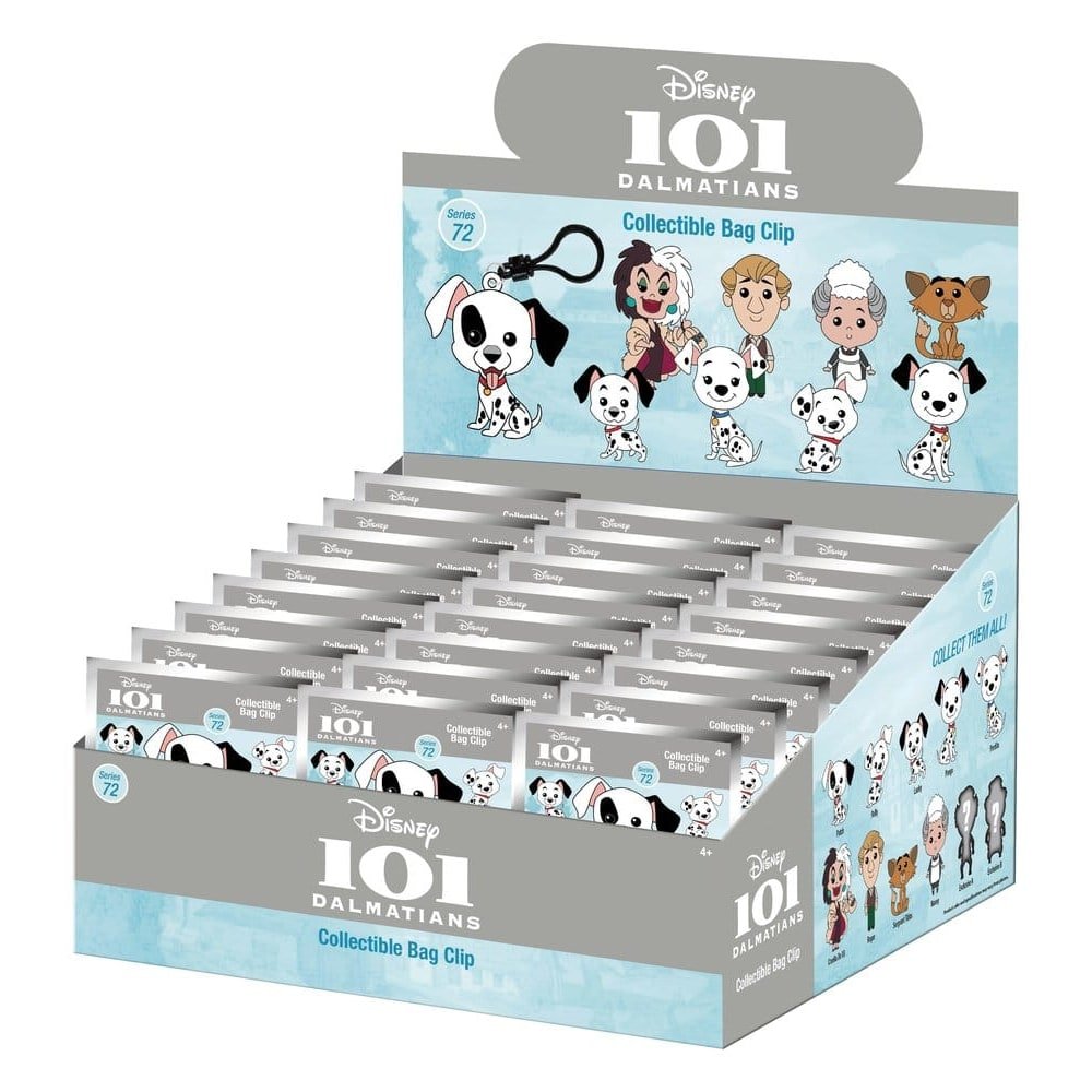 Les 101 Dalmatiens 3D présentoir porte-clés Série 72 (24) - Les 101 Dalmatiens