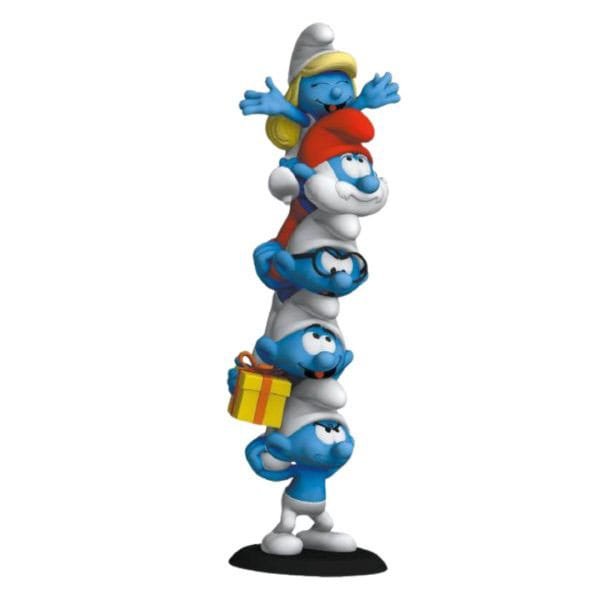 Les Schtroumpfs statuette Smurfs Column Polychrome Edition 50 cm