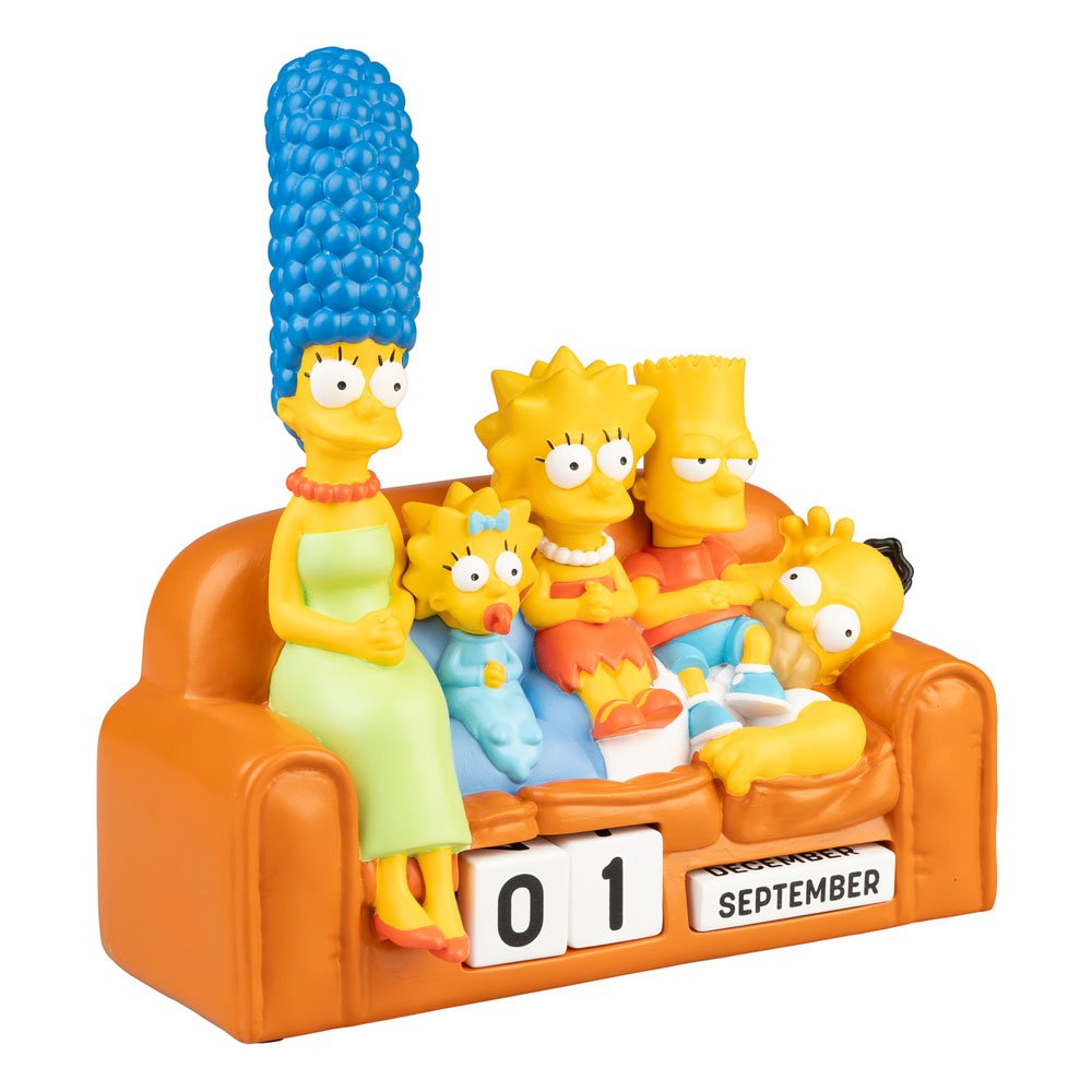 Les Simpson Calendrier perpétuel 3D - cat-papeterie-coloriage