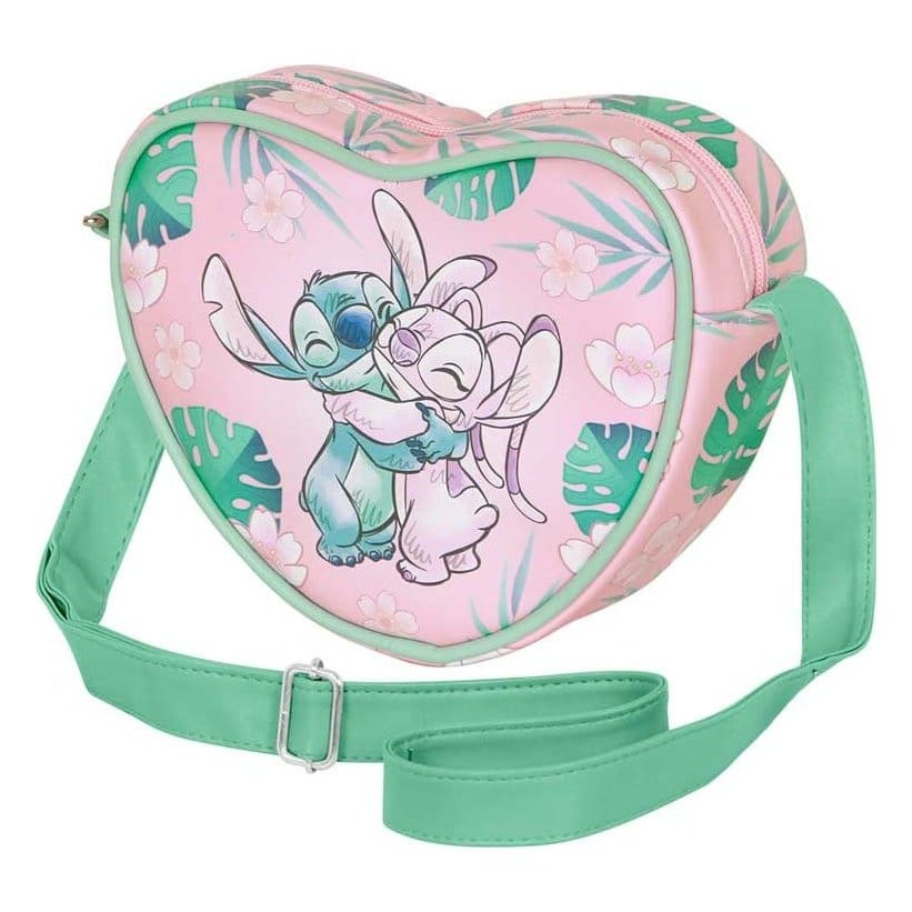 Lilo & Stitch sac à bandoulière Casual Heart Hug Pink