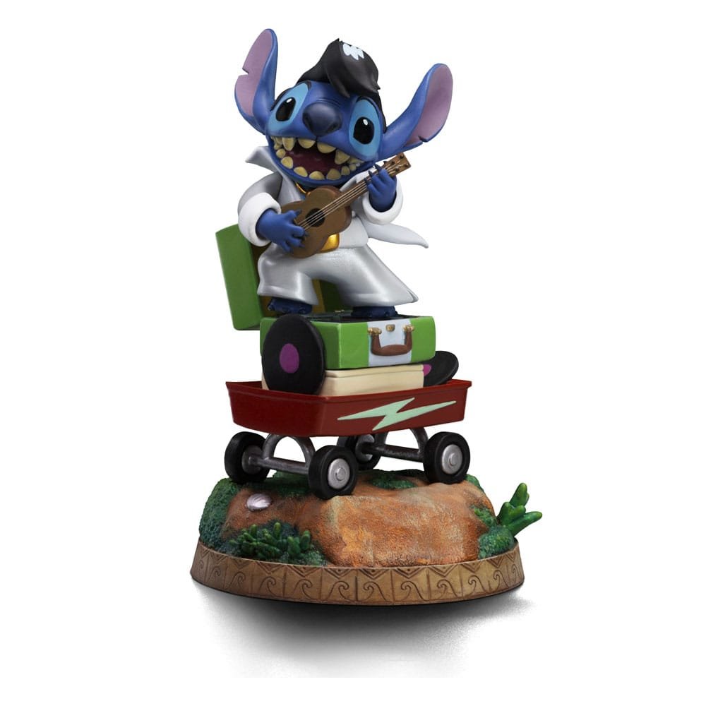 Lilo & Stitch statuette 1/10 Art Scale Stitch King of Rock 17 cm - Lilo & Stitch