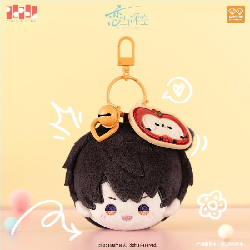 Love and Deepspace Porte-clés Peluche Caleb Playful Time Series 6 cm - Love and Deepspace