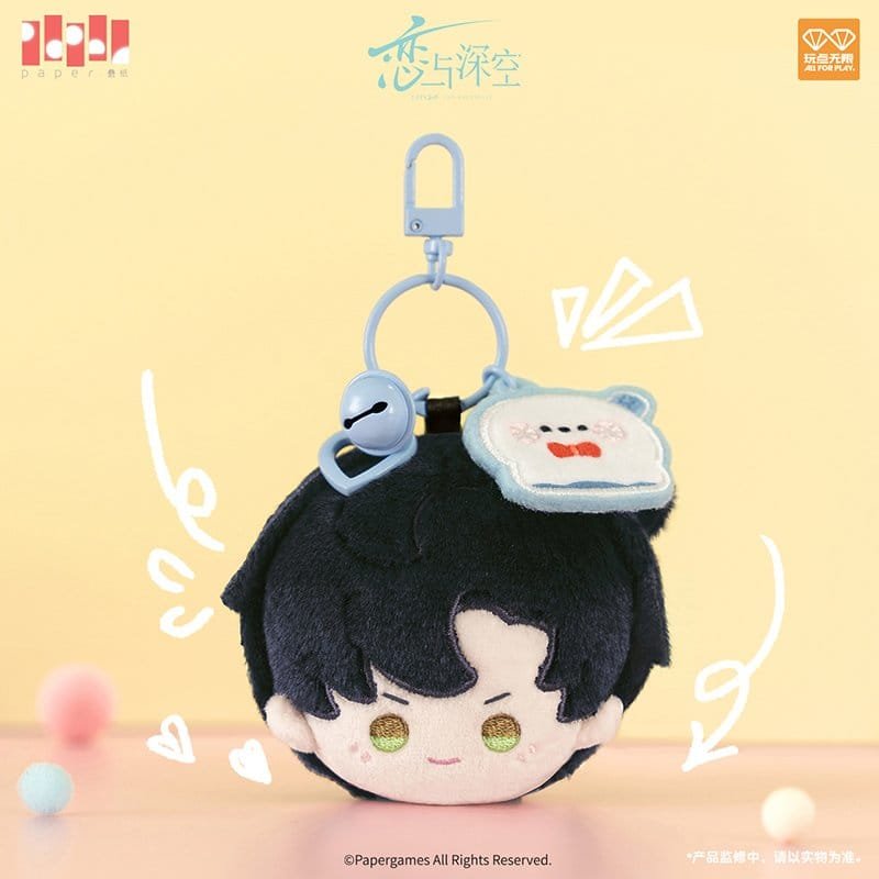 Love and Deepspace Porte-clés Peluche Zayne Playful Time Series 6 cm - Love and Deepspace