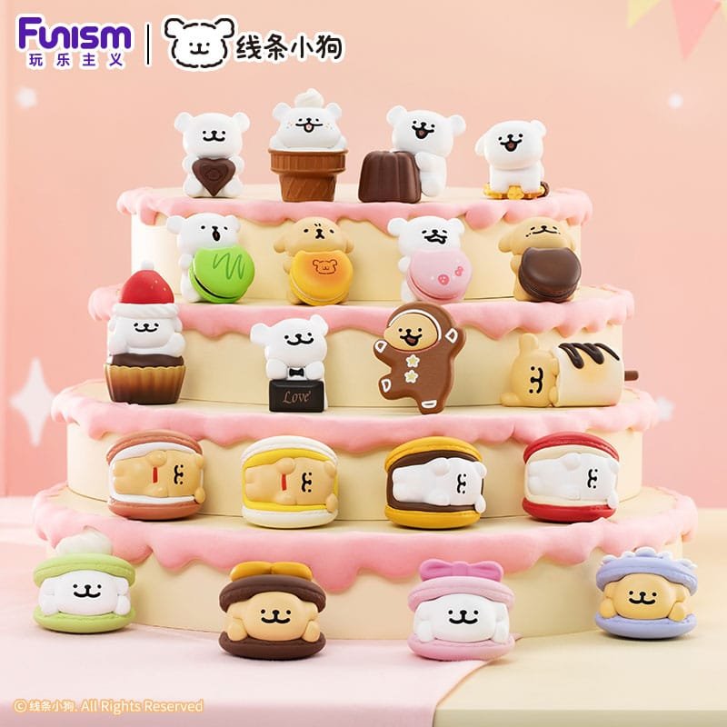 Maltese pack 3 présentoir mini-figurines Sweet Box Series Puppy Face 9 cm (6) - Maltese