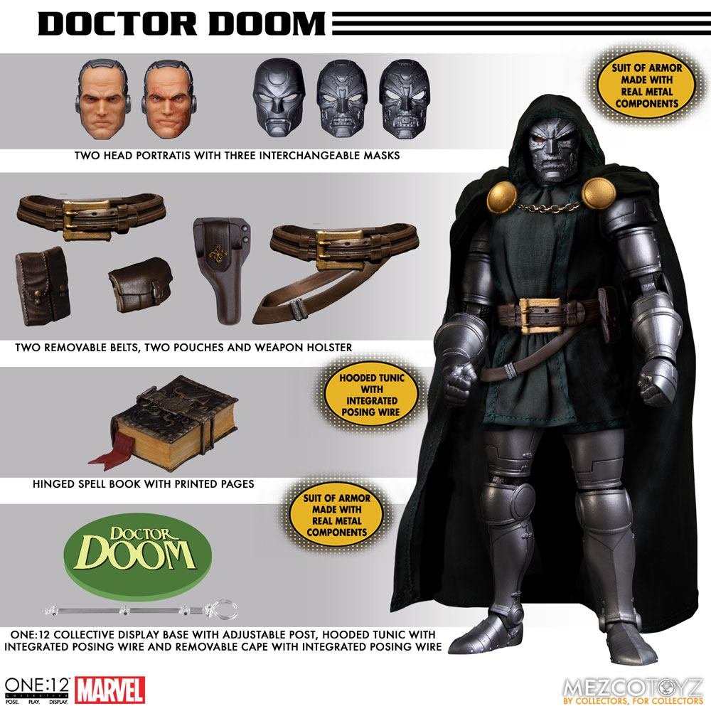 Marvel figurine 1/12 Doctor Doom 17 cm - marvel - Goodies