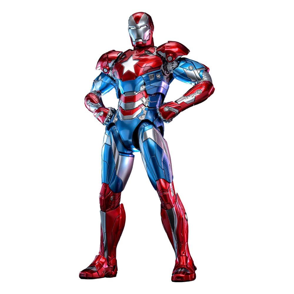 Marvel figurine Comic Masterpiece Diecast 1/6 Iron Patriot Hot Toys Exclusive 32 - type-action-figures-30-cm