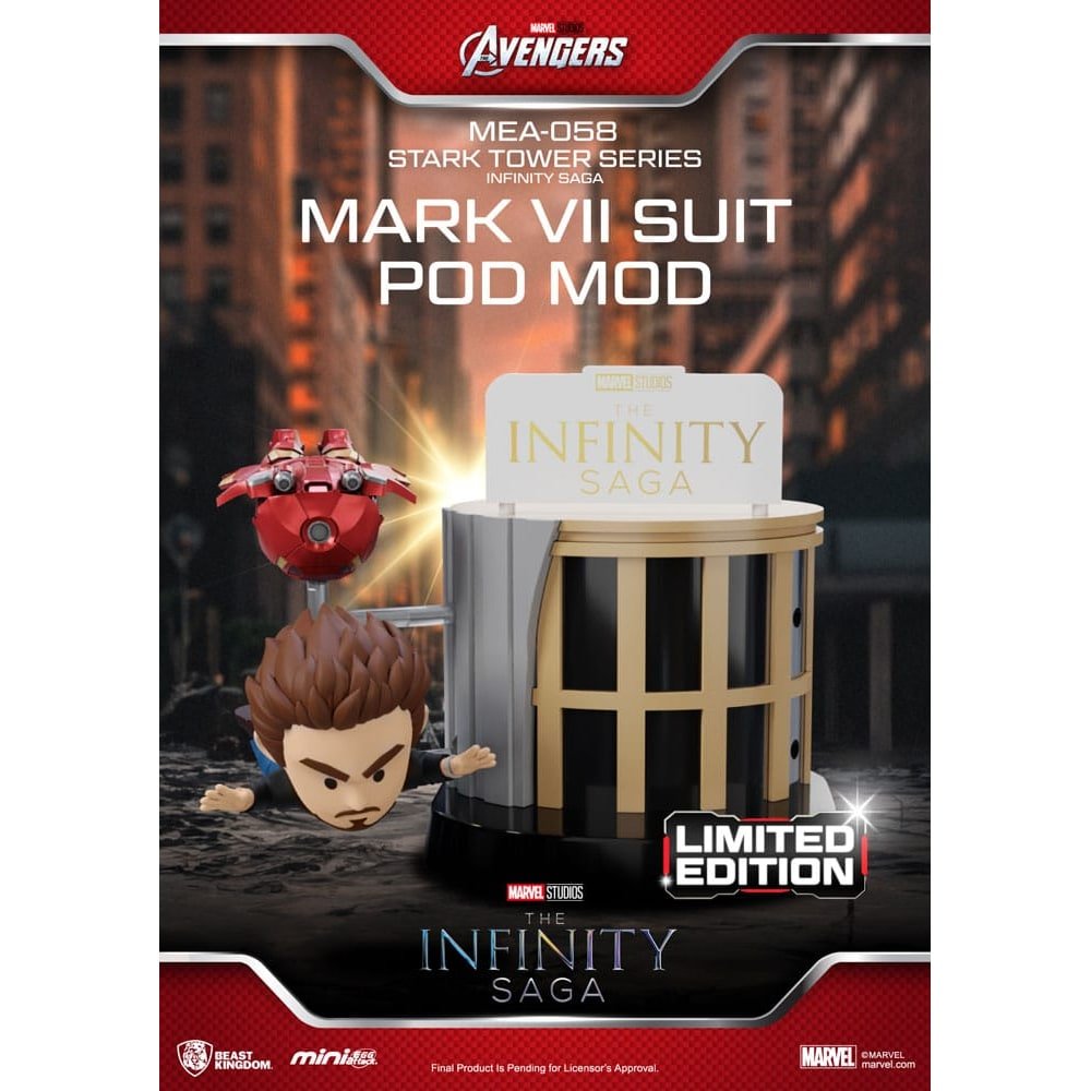 Marvel figurine Mini Egg Attack The Infinity Saga Stark Tower series Tony Stark