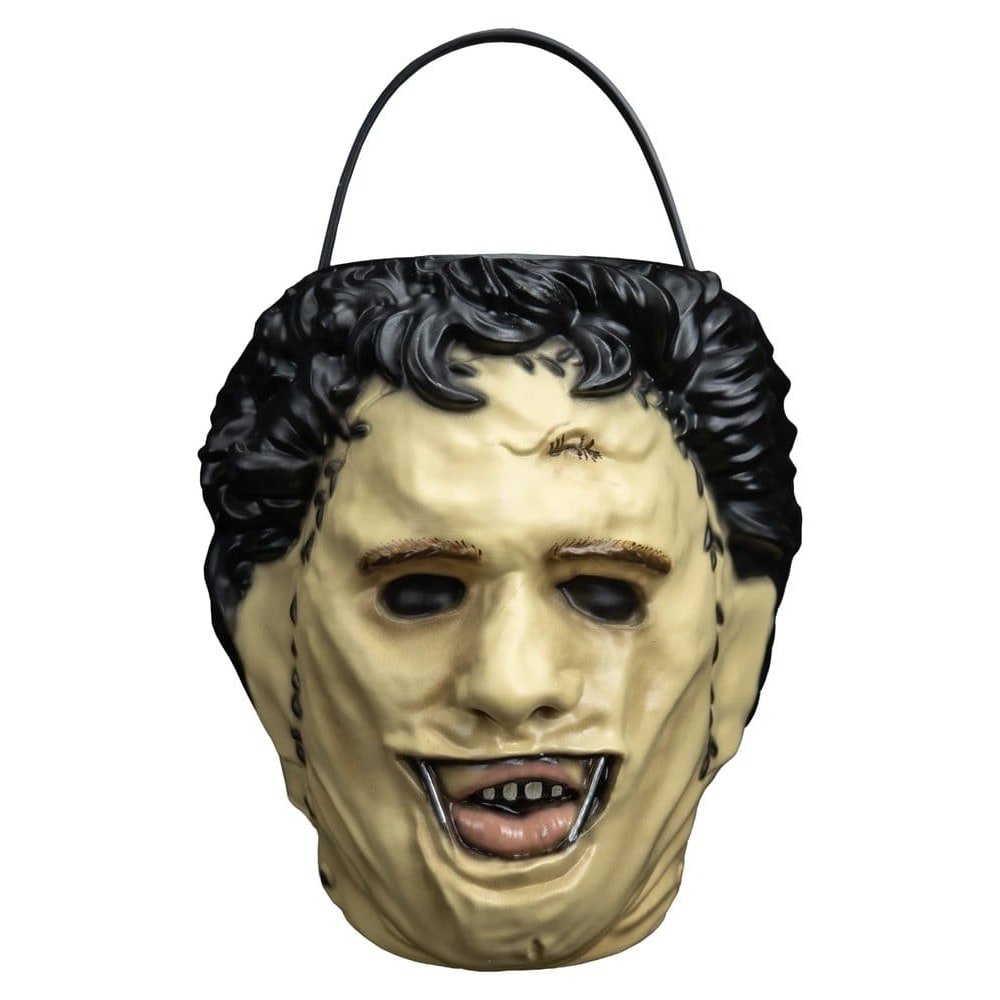 Massacre à la tronçonneuse seau de Halloween Leatherface 23 cm - Massacre à la tronçonneuse