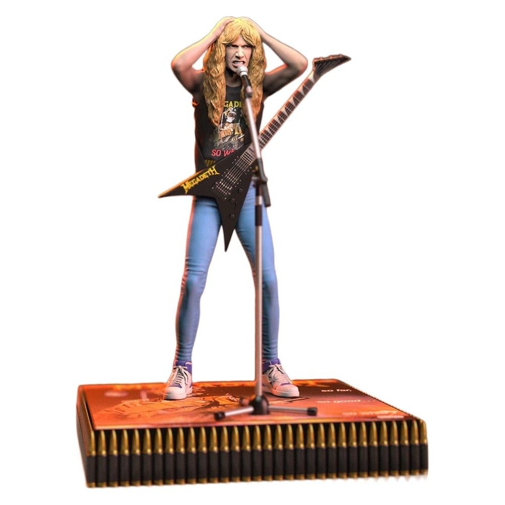 Megadeth Rock Iconz Statuette Dave Mustaine II 22 cm - theme-musique