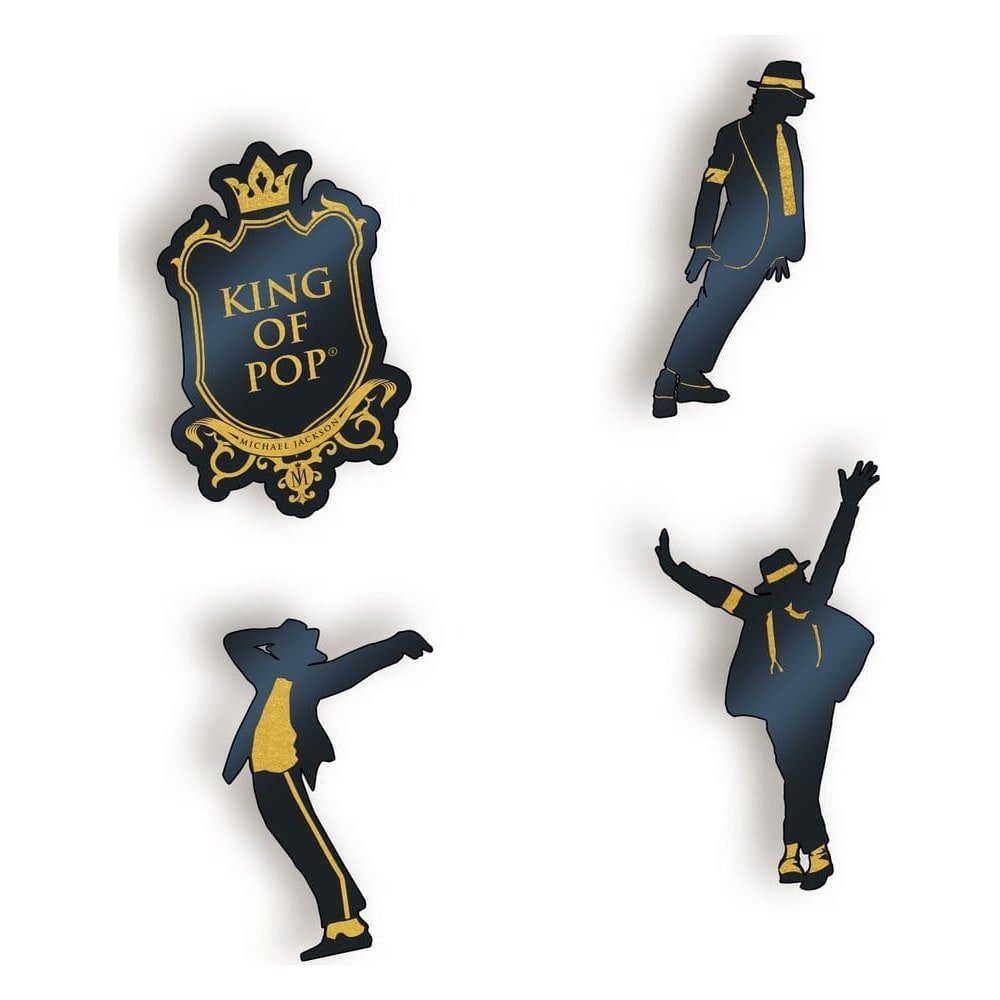 Michael Jackson pins Set (4) - Goodies & Accessoires