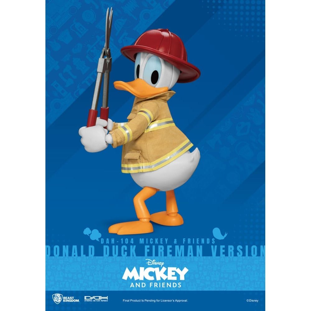 Mickey & Friends figurine Dynamic Action Heroes 1/9 Donald Duck Fireman Ver. 24