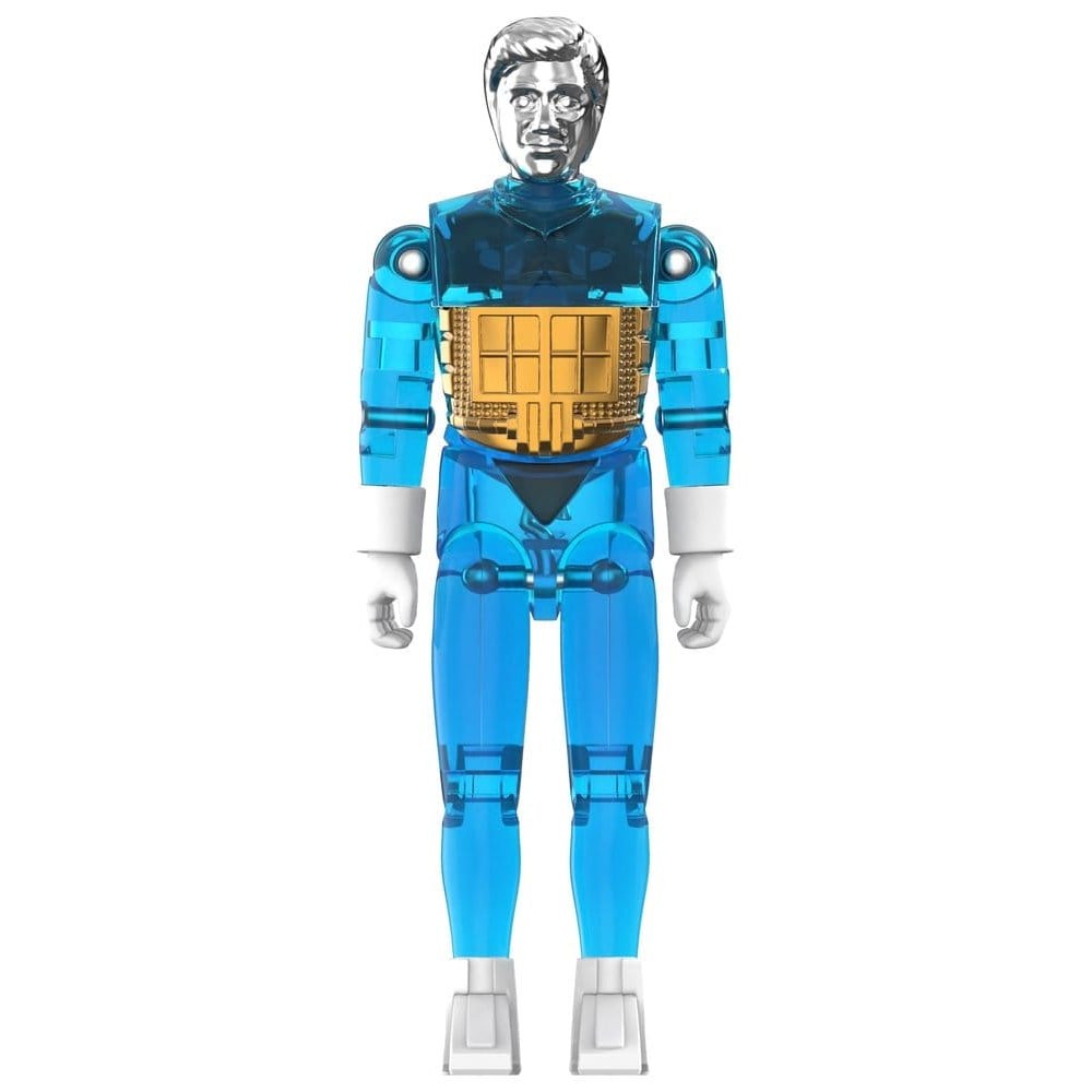 Micronauts figurine ReAction+ Wave 03 Time Traveler (Translucent Blue) 10 cm
