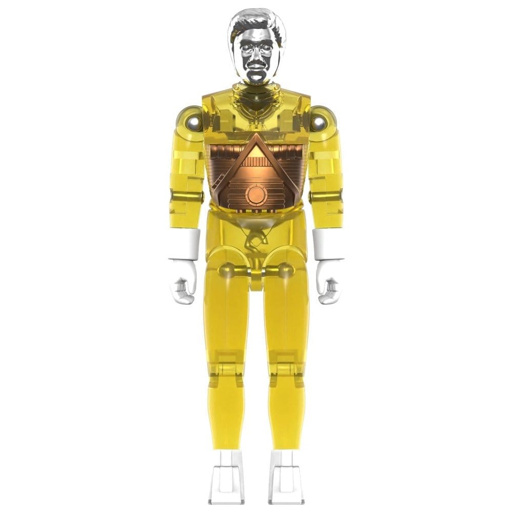 Micronauts figurine ReAction+ Wave 03 Time Traveler (Translucent Yellow) 10 cm