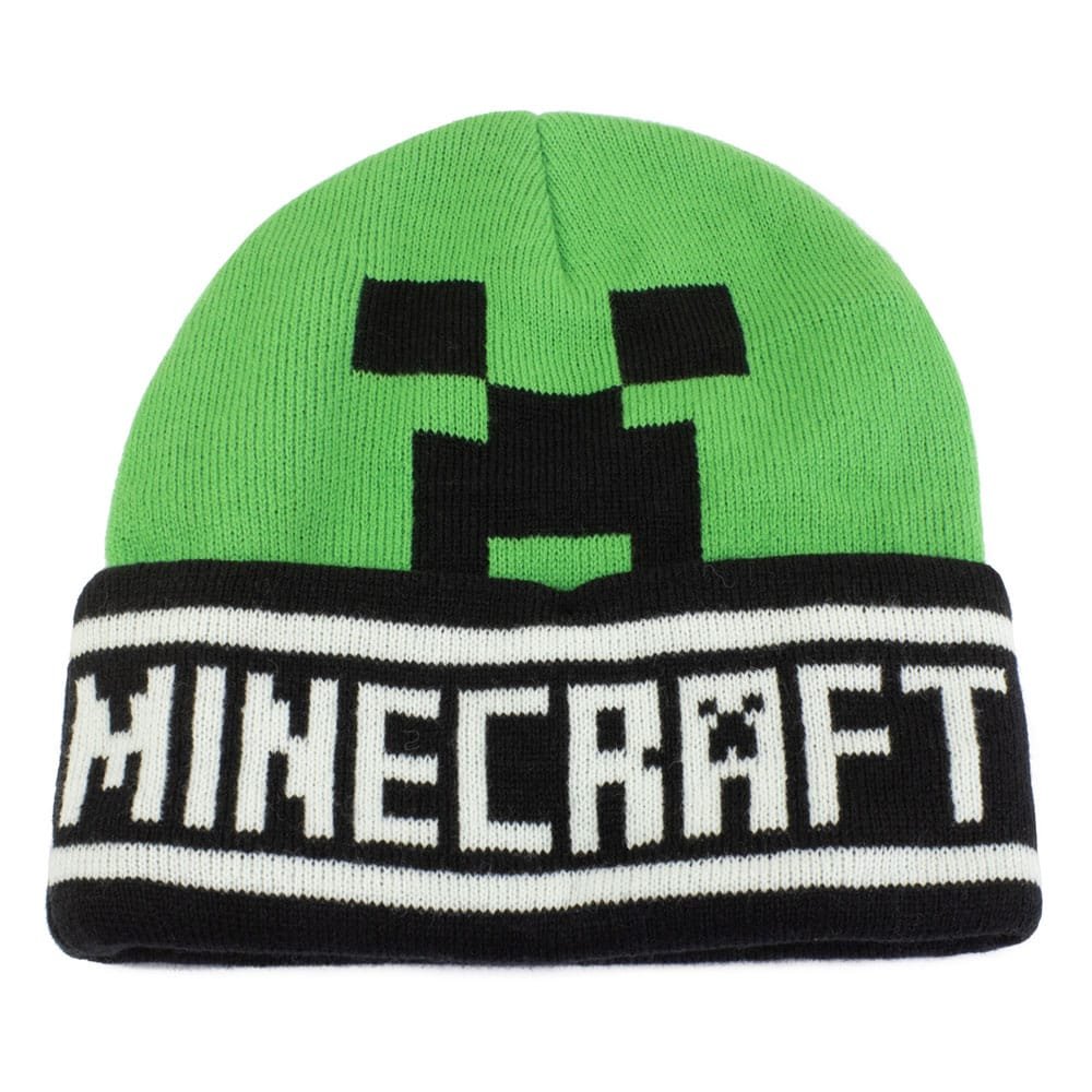 Minecraft bonnet Creeper Face - type-casquettes-bonnets