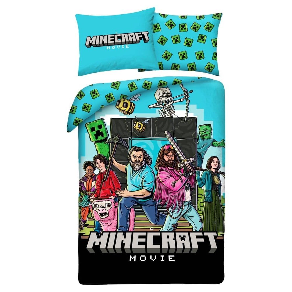 Minecraft Movie parure de lit Ver. 2 140 x 200 cm / 70 x 90 cm - cat-deco-textile-maison