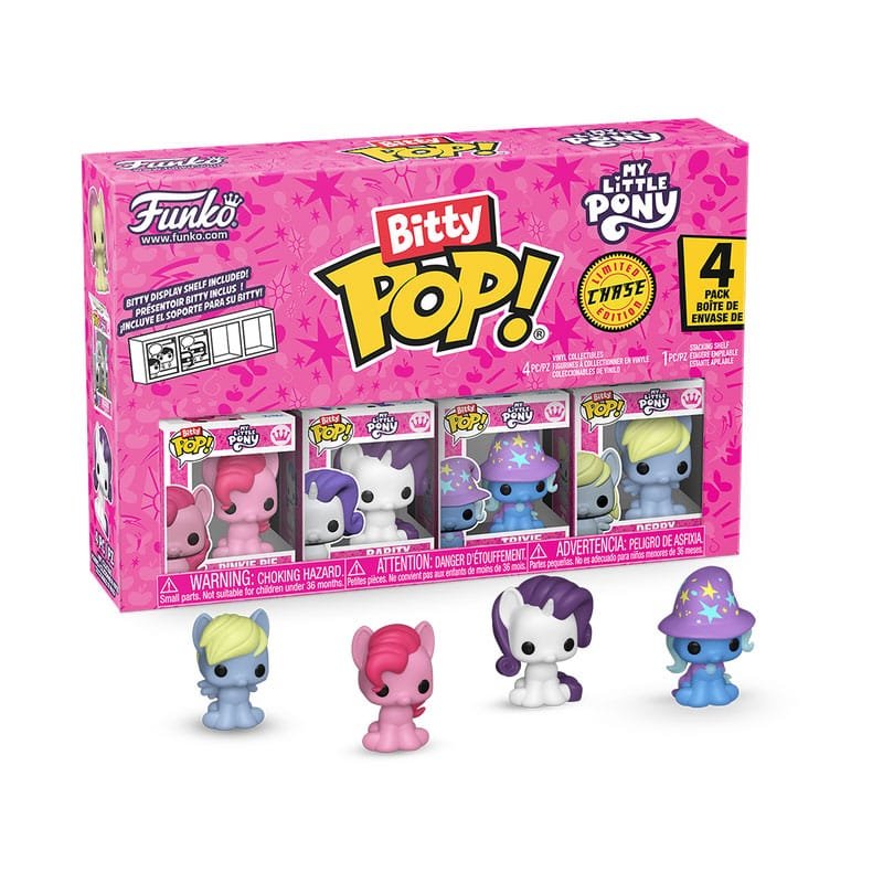 Mon Petit Poney pack 4 figurines Bitty POP! Vinyl Pinkie Pie 2,5 cm - My Little Pony