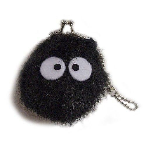 Mon voisin Totoro porte-monnaie peluche mini Noiraude 8 cm