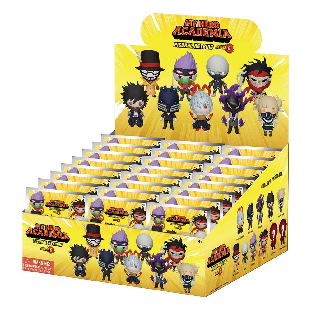 My Hero Academia 3D présentoir porte-clés sac à dos Série 6 (24)