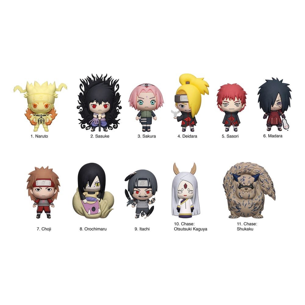 Naruto présentoir porte-clés sac à dos 3D Series 6 (24) - naruto - Goodies