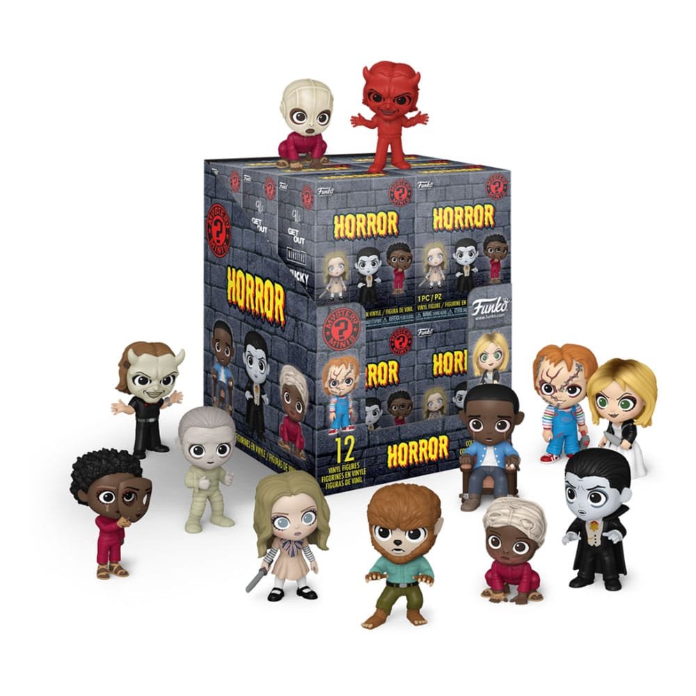 NBCU présentoir Mystery Minis figurines Horror 5 cm (12)