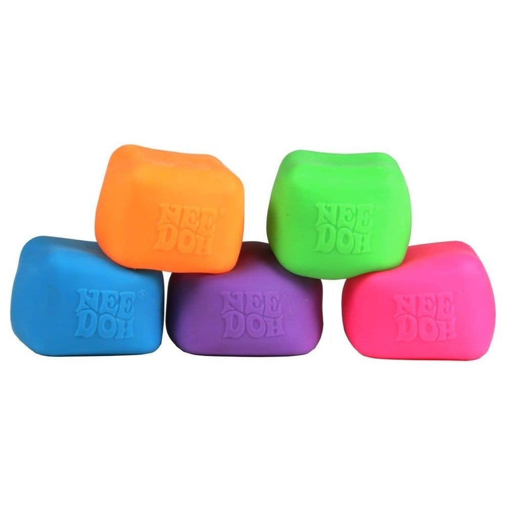NeeDoh assortiment balle anti-stress Nice Cube Glow (Glow in the Dark) 5 cm (12) - NeeDoh
