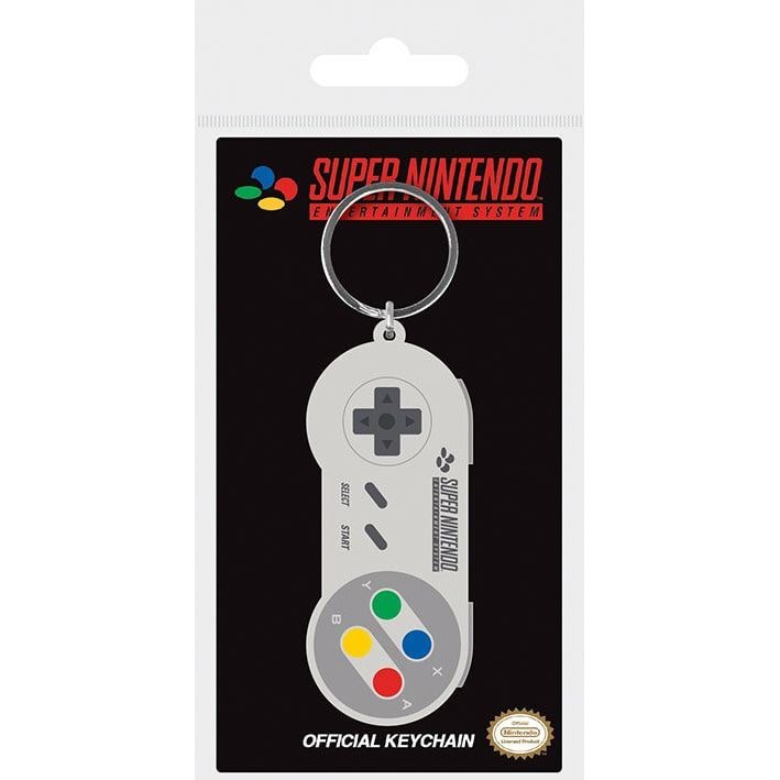 Nintendo porte-clés caoutchouc SNES Controller 6 cm