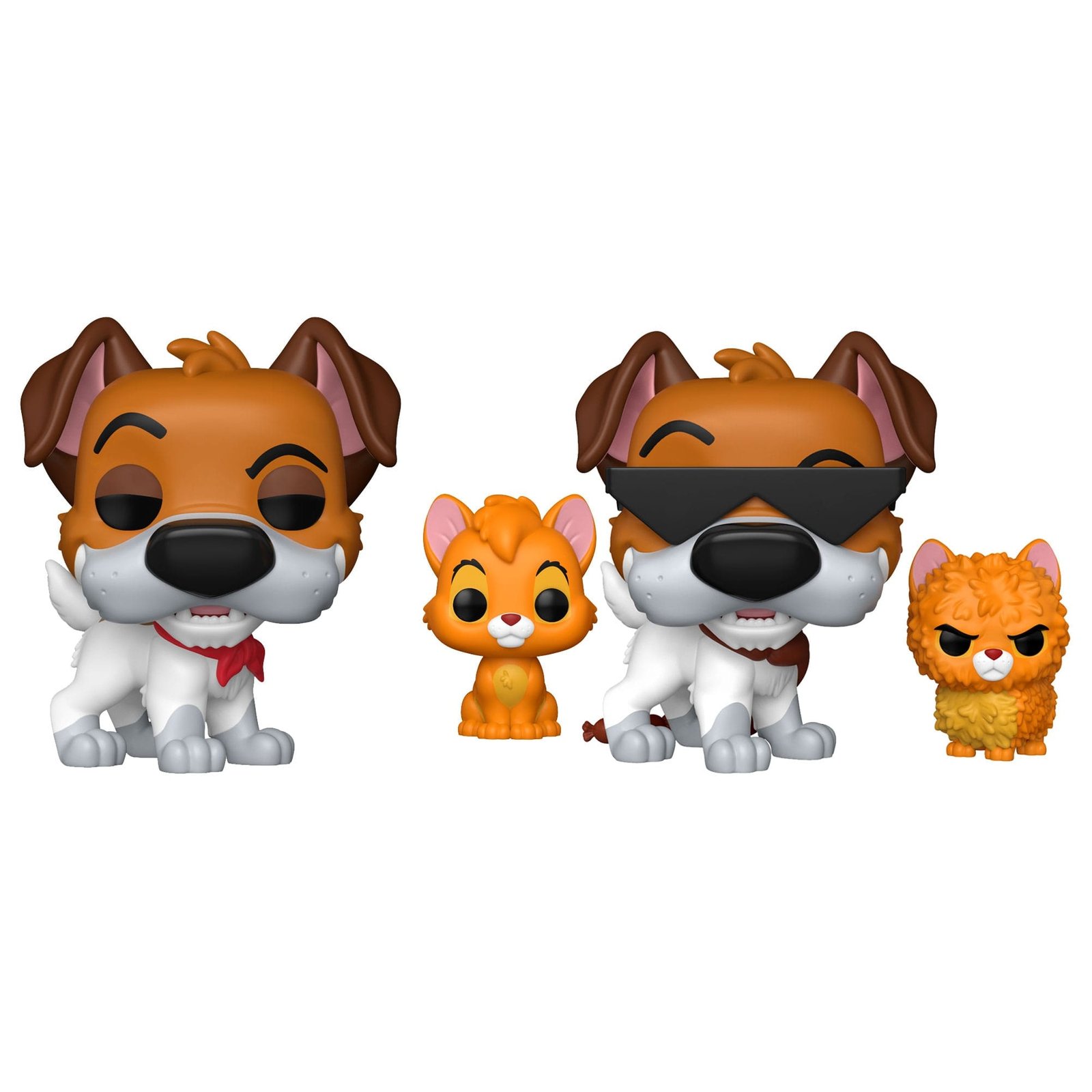 Oliver & Co. assortiment POP!&Buddy Movies Vinyl figurines Dodger w/Oliver w/Cha - Oliver et Compagnie