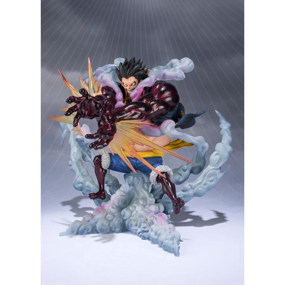 One Piece statuette PVC FiguartsZERO Monkey D. Luffy Gear 4 Leo Bazooka Reissue