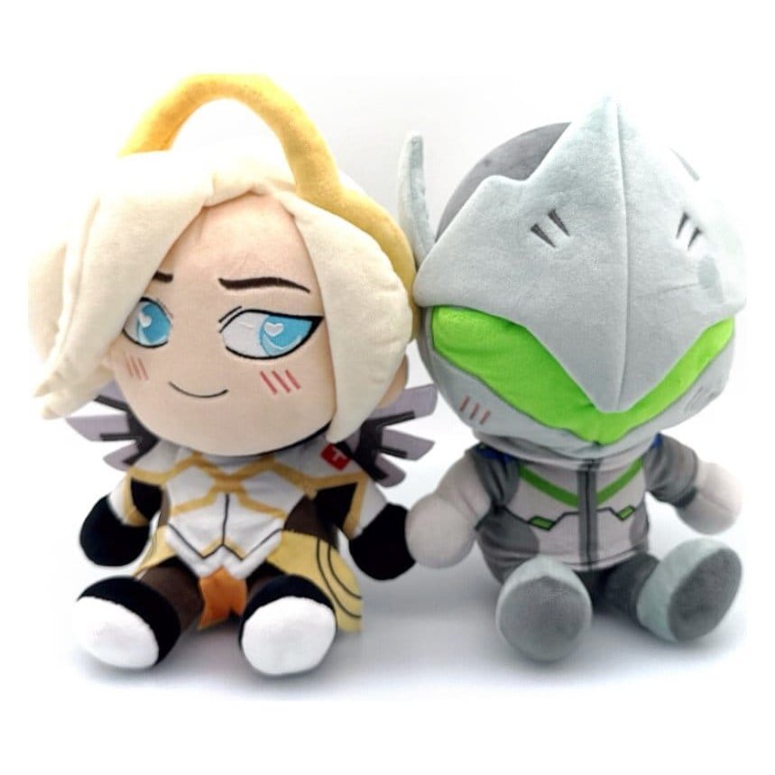 Overwatch pack 2 peluches Genji & Mercy 22 cm