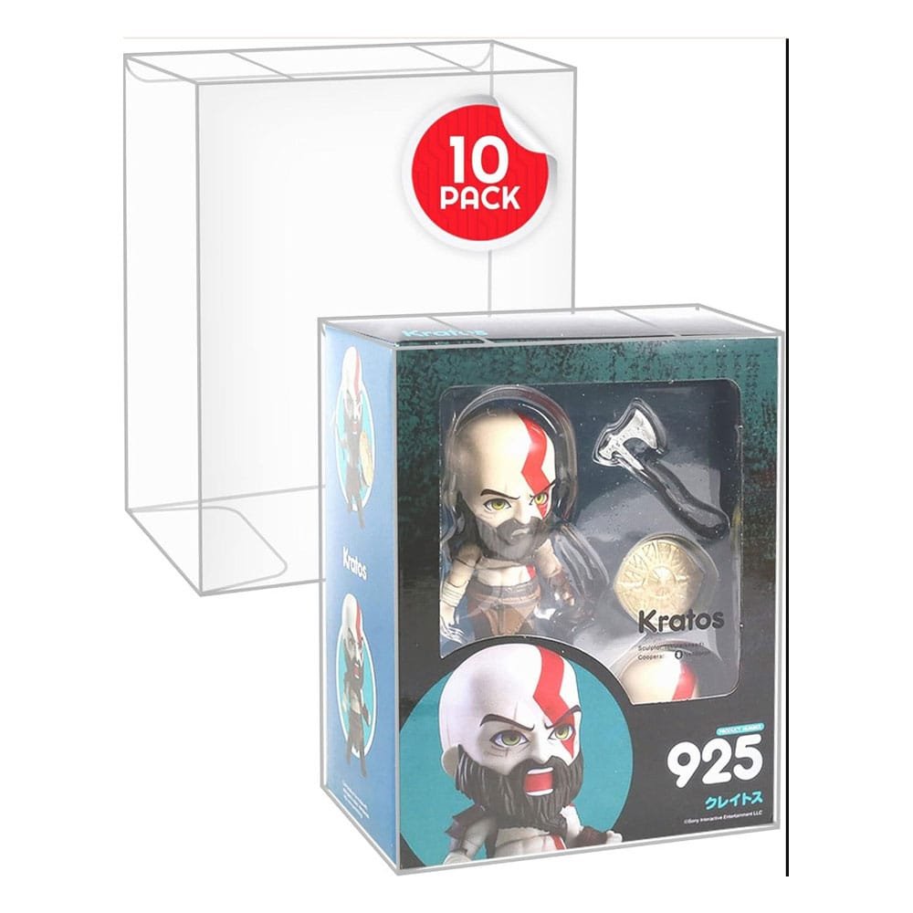 Pack 10 boîtes de protection en PET pour figurines Nendoroid - type-coffrets