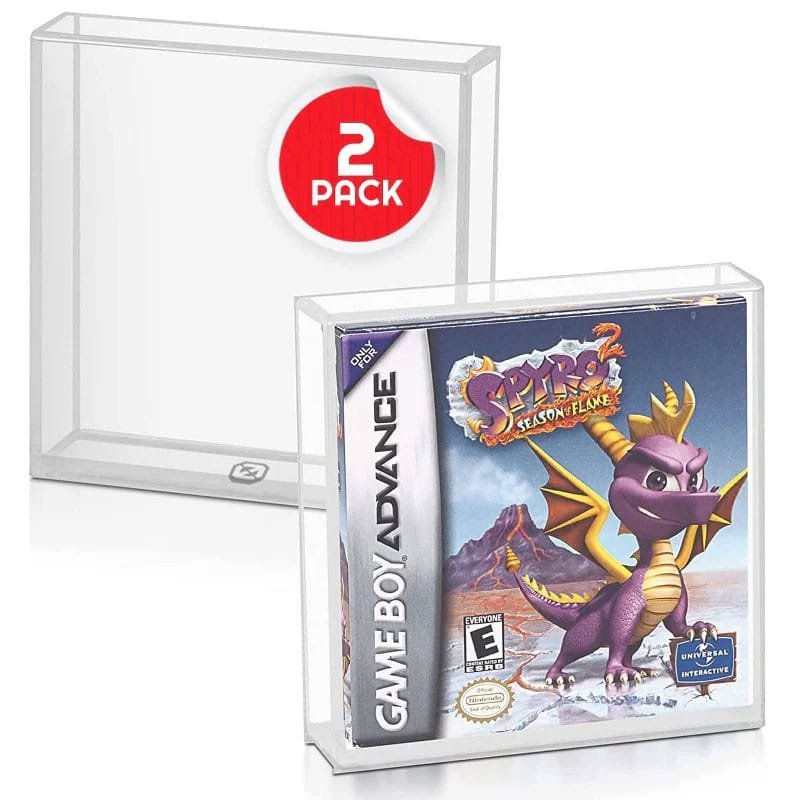 Pack 2 boîtes de protection en acrylique pour jeux Game Boy/Game Boy Advance - Nintendo